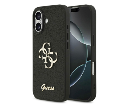 Etui do telefonów GUESS 4G Strap 4G Classic Logo do iPhone 17 czarny